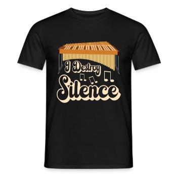 Vibraphon Vibraphonist - Männer T-Shirt - Schwarz - Vorne - AI Model Male 178 light (178cm)