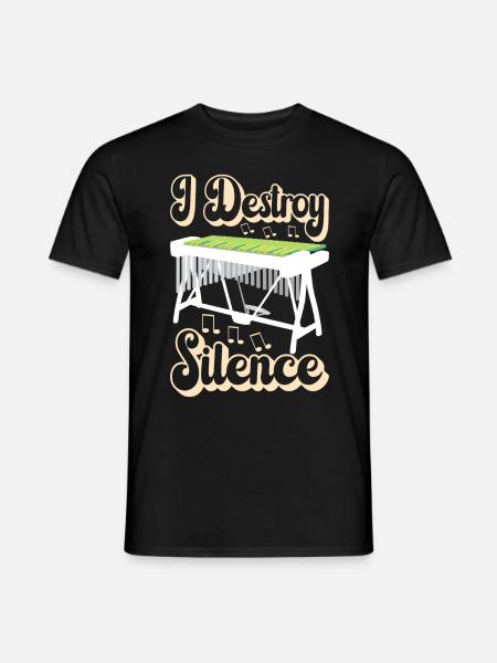 Vibraphon, vibraphoniste - T-shirt homme - noir