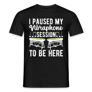 Vibraphon, vibraphoniste - T-shirt homme - noir - Devant - AI Model Male 178 light (178cm)
