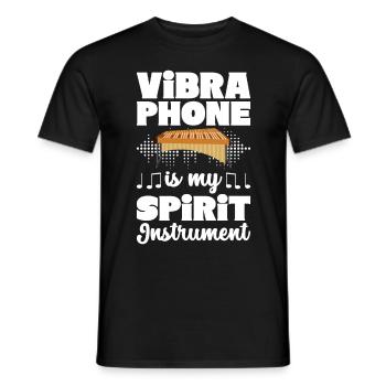 Vibraphon Vibraphonist - Männer T-Shirt - Schwarz - Vorne - AI Model Male 178 light (178cm)