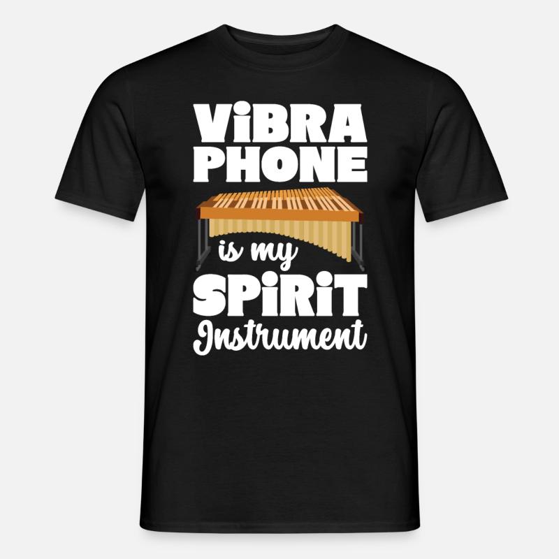 Vibraphon, vibraphonist - Men's T-shirt - black