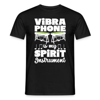 Vibraphon Vibraphonist - Männer T-Shirt - Schwarz - Vorne - AI Model Male 178 light (178cm)