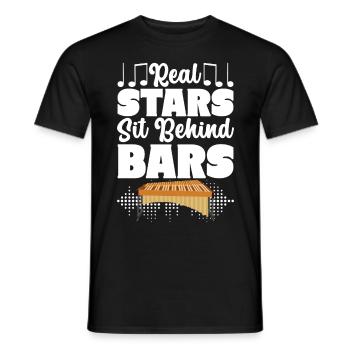 Vibraphon, vibraphoniste - T-shirt homme - noir - Devant - AI Model Male 178 light (178cm)