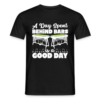 Vibraphon, vibraphoniste - T-shirt homme - noir - Devant - AI Model Male 178 light (178cm)