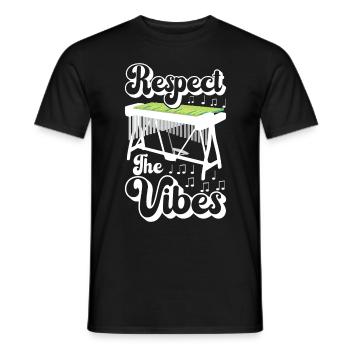 Vibraphon, vibraphoniste - T-shirt homme - noir - Devant - AI Model Male 178 light (178cm)