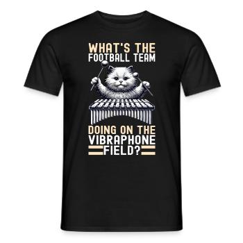 Vibraphon, vibraphoniste - T-shirt homme - noir - Devant - AI Model Male 178 light (178cm)