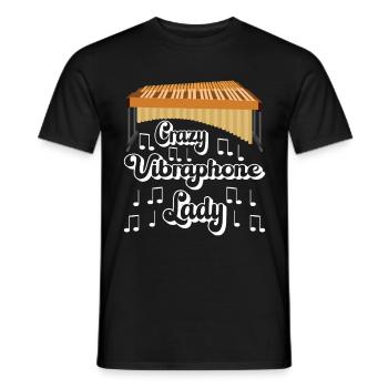 Vibraphon Vibraphonist - Männer T-Shirt - Schwarz - Vorne - AI Model Male 178 light (178cm)