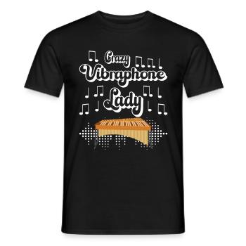 Vibraphon, vibraphoniste - T-shirt homme - noir - Devant - AI Model Male 178 light (178cm)