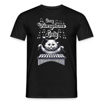 Vibraphon, vibraphoniste - T-shirt homme - noir - Devant - AI Model Male 178 light (178cm)