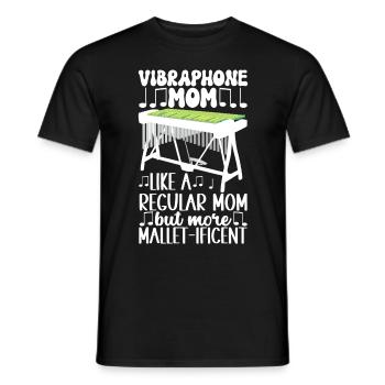 Vibraphon Vibraphonist - Männer T-Shirt - Schwarz - Vorne - AI Model Male 178 light (178cm)