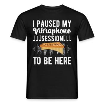 Vibraphon, vibraphoniste - T-shirt homme - noir - Devant - AI Model Male 178 light (178cm)