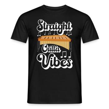 Vibraphon, vibraphonist - Men's T-Shirt - black - Front - AI Model Male 178 light (178cm)