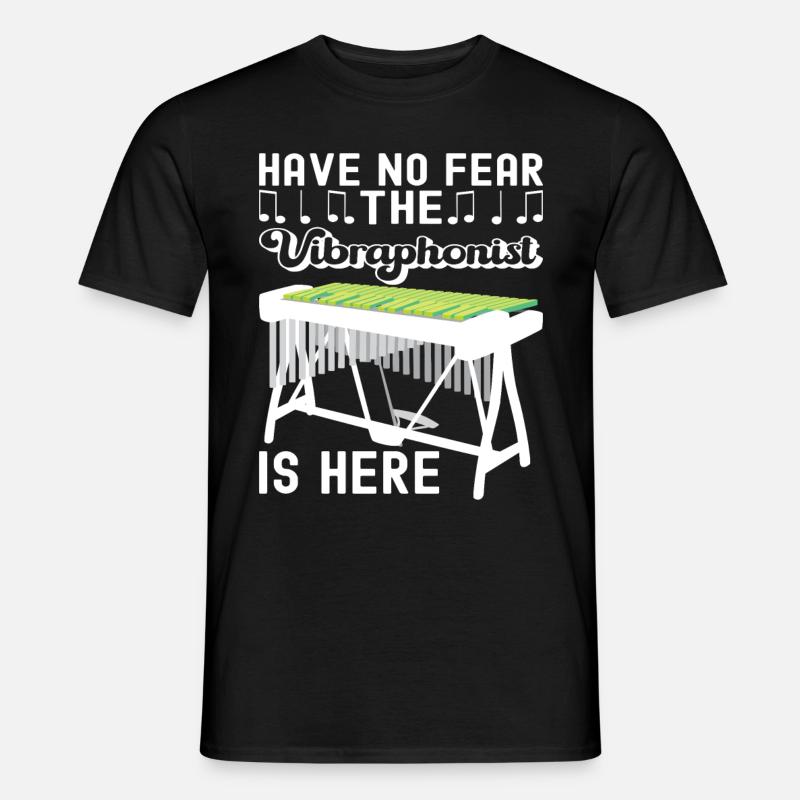 Vibraphon, vibraphonist - Men's T-shirt - black
