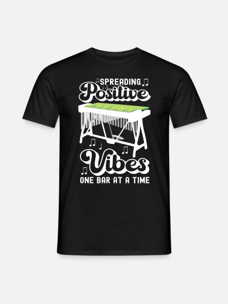 Vibraphon, vibraphonist - Men's T-Shirt - black