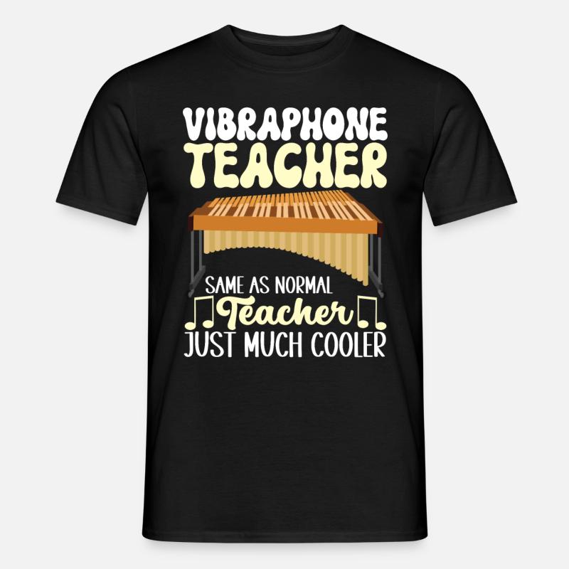 Vibraphon, vibraphonist - Men's T-shirt - black