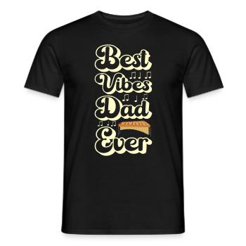 Vibraphon Vibraphonist - Männer T-Shirt - Schwarz - Vorne - AI Model Male 178 light (178cm)