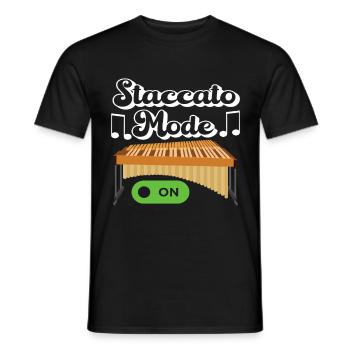 Vibraphon Vibraphonist - Männer T-Shirt - Schwarz - Vorne - AI Model Male 178 light (178cm)