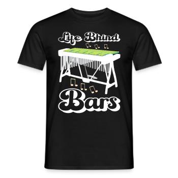 Vibraphon, vibraphoniste - T-shirt homme - noir - Devant - AI Model Male 178 light (178cm)