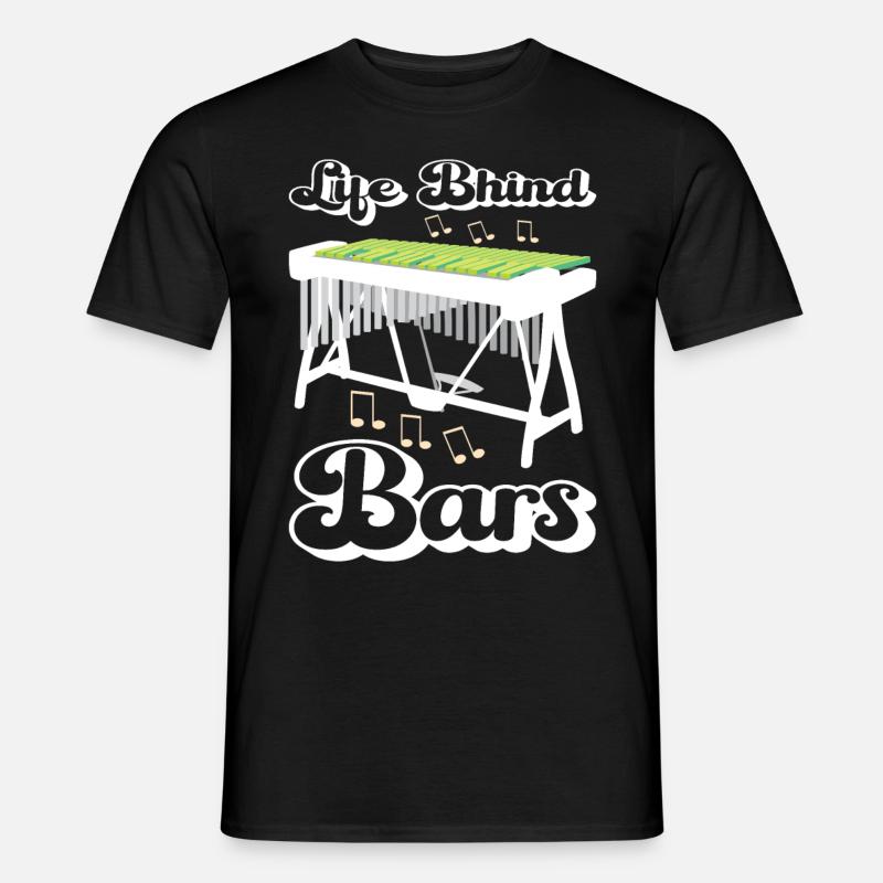 Vibraphon, vibraphonist - Men's T-shirt - black