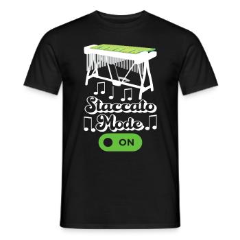 Vibraphon, vibraphoniste - T-shirt homme - noir - Devant - AI Model Male 178 light (178cm)