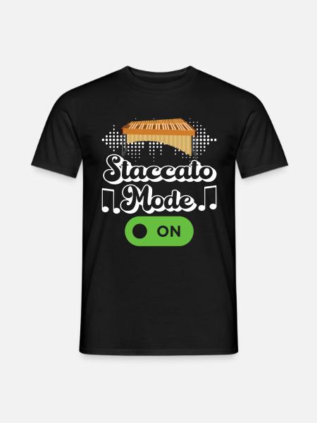 Vibraphon, vibraphonist - Men's T-Shirt - black