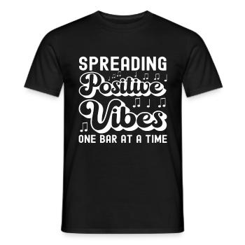 Vibraphon, vibraphoniste - T-shirt homme - noir - Devant - AI Model Male 178 light (178cm)
