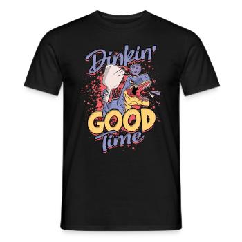 Pickleball Dinkin Bon temps - T-shirt homme - noir - Devant - AI Model Male 178 light (178cm)
