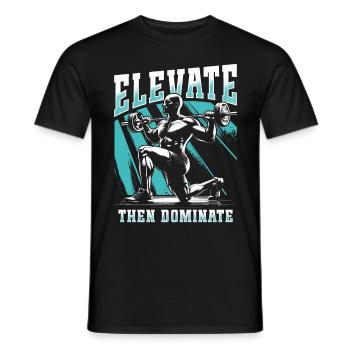 Leg Training Legs Workout Bodybuilder - Men's T-Shirt - black - Front - AI Model Male 178 light (178cm)