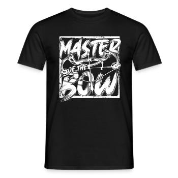 Bogenschießen Bogenschütze Master of the bow - Männer T-Shirt - Schwarz - Vorne - AI Model Male 178 light (178cm)