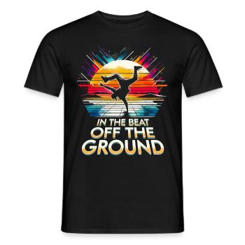 Breakdance B-boy Breakdancing - Men's T-Shirt - black - Front - AI Model Male 178 light (178cm)