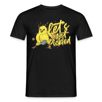 Le pickleball permet de se faire mariner - T-shirt homme - noir - Devant - AI Model Male 178 light (178cm)
