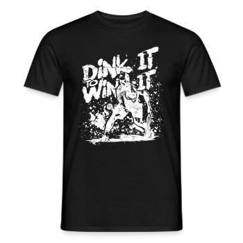 Pickleball Dink it to Win it - Männer T-Shirt - Schwarz - Vorne - AI Model Male 178 light (178cm)