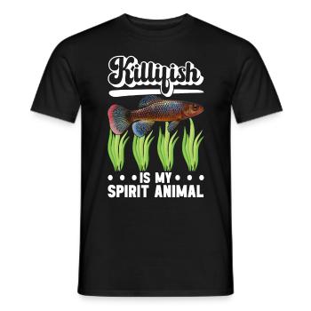 Killifish Quarium Fish - Men's T-Shirt - black - Front - AI Model Male 178 light (178cm)