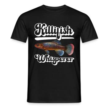 Killifish Quarium Fish - T-shirt homme - noir - Devant - AI Model Male 178 light (178cm)