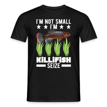 Killifish Quarium Fish - T-shirt homme - noir - Devant - AI Model Male 178 light (178cm)
