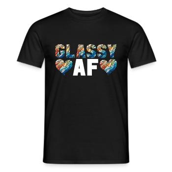 Vitrail artiste Vitrail Art - T-shirt homme - noir - Devant - AI Model Male 178 light (178cm)