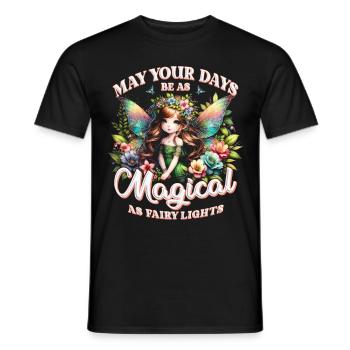 Fee Fairy Fairycore - Men's T-Shirt - black - Front - AI Model Male 178 light (178cm)