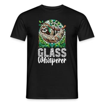 Vitrail artiste Vitrail Art - T-shirt homme - noir - Devant - AI Model Male 178 light (178cm)