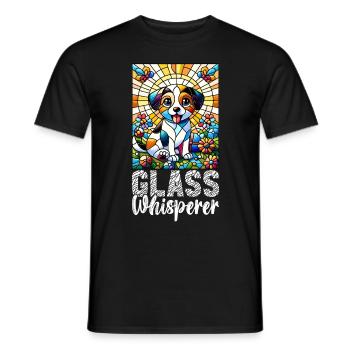 Vitrail artiste Vitrail Art - T-shirt homme - noir - Devant - AI Model Male 178 light (178cm)