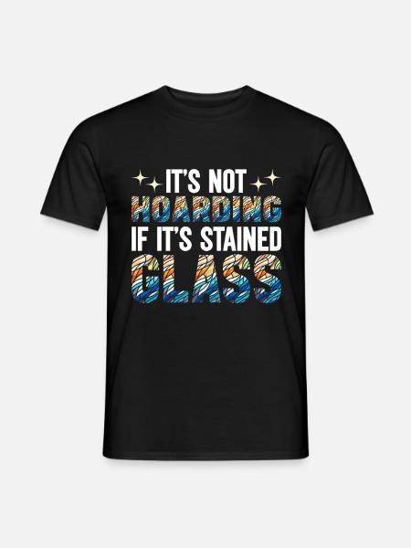 Vitrail artiste Vitrail Art - T-shirt homme - noir