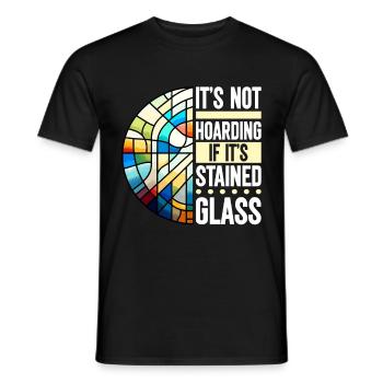Vitrail artiste Vitrail Art - T-shirt homme - noir - Devant - AI Model Male 178 light (178cm)