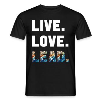 Vitrail artiste Vitrail Art - T-shirt homme - noir - Devant - AI Model Male 178 light (178cm)