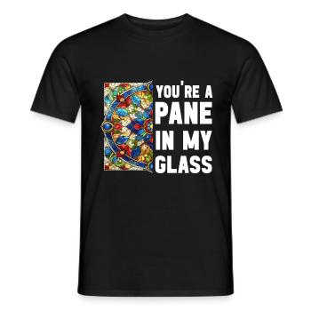 Vitrail artiste Vitrail Art - T-shirt homme - noir - Devant - AI Model Male 178 light (178cm)