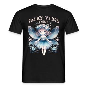 Fee Fairy Fairycore - Men's T-Shirt - black - Front - AI Model Male 178 light (178cm)
