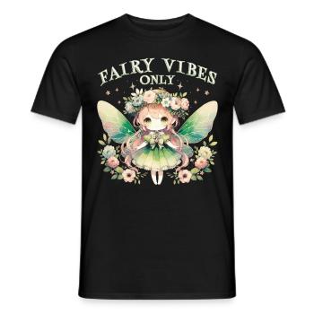 Fee Fairy Fairycore - Men's T-Shirt - black - Front - AI Model Male 178 light (178cm)