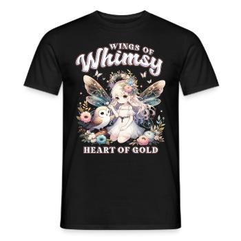 Fee Fairy Fairycore - Men's T-Shirt - black - Front - AI Model Male 178 light (178cm)