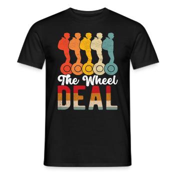EUC Monowheel - Men's T-Shirt - black - Front - AI Model Male 178 light (178cm)