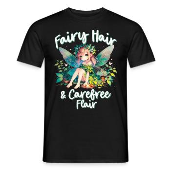 Fee Fairy Fairycore - Men's T-Shirt - black - Front - AI Model Male 178 light (178cm)