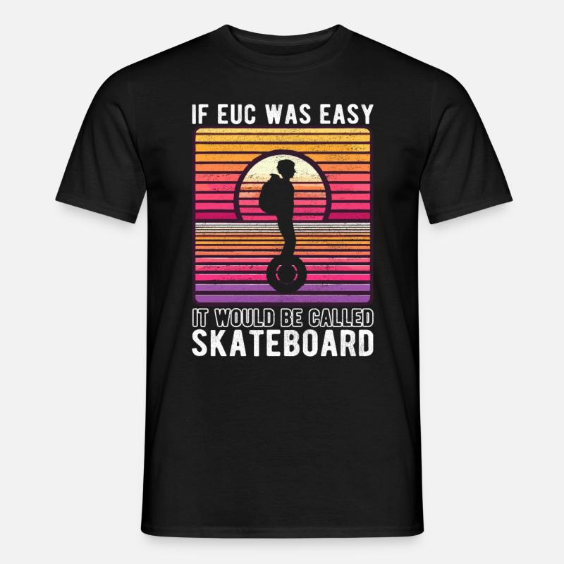 EUC Monowheel - Männer T-Shirt - Schwarz