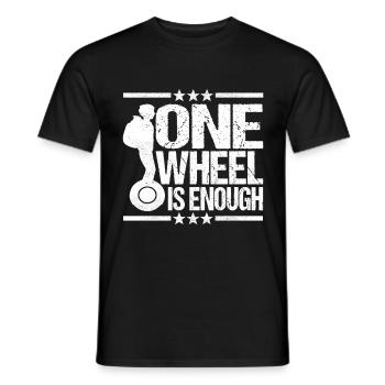 EUC Monoroue - T-shirt homme - noir - Devant - AI Model Male 178 light (178cm)